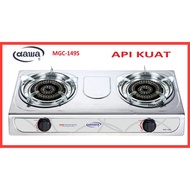 DAWA MILUX KHIND FABER CHESLTAR DAPUR INFRARED API KUAT Gas STOVE Cooker DOUBLE BURNER MGC-149S 1233