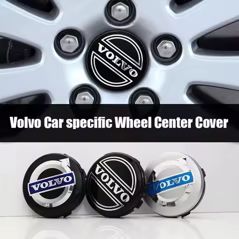 4Pcs Volvo Car Specific Wheel Hub Cover Auto Center Badge Cap For Volvo XC90 V90 V60 XC60 V40 EC40 E