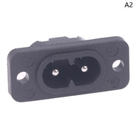【Best value for money】 C8 Male Power Socket Female Plug Power Outlet Embedded Electric Connector Con