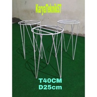 Standing flower pot stand T40CM D25CM