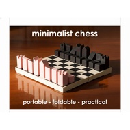 Minimalist Portable Chess Set - Minimalist Portable Chess Set – Travel Chess set - chess set - board