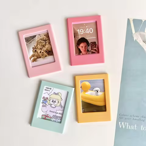 1pcs Color Combination Magnetic Photo Frame For Fujifilm Instax Mini Film Instax Mini 12/11 Mini 40 