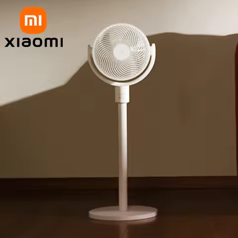 XIAOMI MIJIA Circulating Fan,Retractable Rechargeable Air Conditioner Fan,Home Floor Standing Deskto