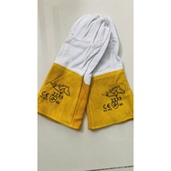 TIG 2233 welding leather gloves - TIG 2233 welding goat leather gloves MEET CE-EN388 standards
