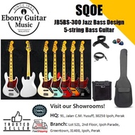 SQOE JB5BS-300 Jazz Bass Design 5-String Bass Guitar