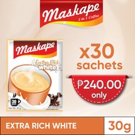 Maskape Extra Rich White 3 In 1 Coffee 30g (30 pcs)