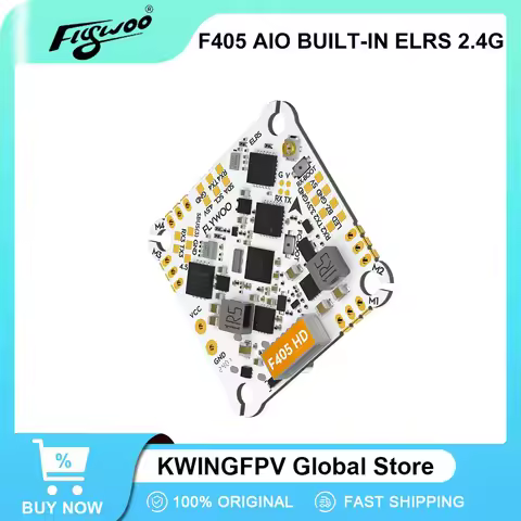 Flywoo GOKU F405 HD 12A ELRS AIO V2 1-2S Lipo Type-c Design F405 V2 Flight Controller Compatible wit