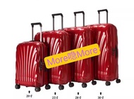 暑期限時優惠 Samsonite C-LITE SPINNER 55/20 RED 20吋 升級超輕貝殼 登機箱 紅色 歐洲製造 C LITE 搵喼More易