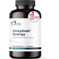 Reka Bentuk untuk OmegAvail Synergy Omega Complex untuk Dewasa Asid Lemak Omega 3679 daripada Minyak