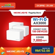 Mercusys AX3000 Whole Home Mesh WiFi 6 Router System Halo H80X (2-Pack) (Powered by TP-Link)