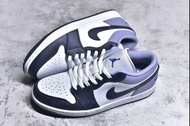 全新 Air Jordan 1 Low 白紫 男女通用鞋