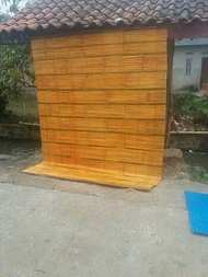 Tirai bambu gulung/wide/kere gulungsudah di cat