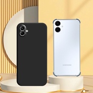 Samsung A06 / A06 5G case with shockproof inner cover and black flexible tpu cover