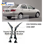 XM-rear bumper bracket support rear bracket for TOYOTA NCP42 VIOS 2002 2003 2004 2005 2006 2007