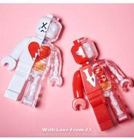 【sammi toys】現貨 Mighty Jaxx 4D 半解剖 積木人 情人節套裝組 2款合售 非lego 樂高