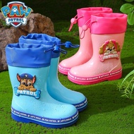A-T💝Paw Patrol Children's Rain Boots Boys and Babies High Non-Slip Girls Rain Boots Primary School Children Rain Shoes W
