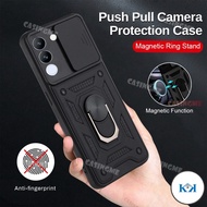 KK Vivo V29e 2023 Shockproof Armor Casing Push Pull Camera Protect Phone Case For Vivo V29e V 29 29V