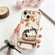 1pc Cute Painted Cat Pattern Phone Case Compatible With Honor X9C/X9B/X9/X8B/X8A/X8/X8C/X7B/X7A/X7/X