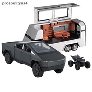 [Prosperityus] 1/32 Cyber Toy Truck Pickup Trailer Alloy Car Model Diecasts Metal Toy Off-road Vehic