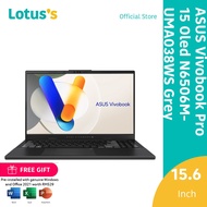 ASUS Vivobook Pro 15 Oled N6506M-Uma038Ws Grey (Cu7-155H,24Gb,1Tb,Nv 6Gb,15.6",W11,H&S)