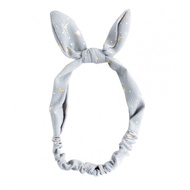 Star Bunny Headband - Gray