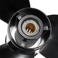 yolandd -สำหรับ Suzuki 20-30HP 58100-96420-019 10 1/4X11ใบพัดแผ่นวางเรือ10สลักเกลียว R หมุนได้3ใบมีด