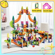 【Local Ready Stock】Magnetic Tiles Building Blocks for Kids 3D Transparent Color Tiles Magnetic Maina