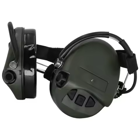 Tactical Headset Tactical Electronic Hearing Protection Earmuff Noise Cancelling Shooting Headset TC
