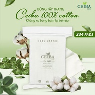 Ceiba Tree Super Soft, Lint-Free Makeup Remover Cotton 234 pieces
