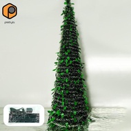[prettyia] Artificial Christmas Tree (4.9 Feet) Enterway Indoor Classroom Foldable