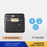 Brother PT-D610BT Portable Handheld P-Touch Labelling Machine PC Link Bluetooth Printer PT D610 PTD6