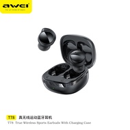 Awei T78 True Wireless Sports Bluetooth Earphone IPX5 Waterproof Ultra-low Latency 360 Degree Surround Sound Game Music Dual Mode Earbuds