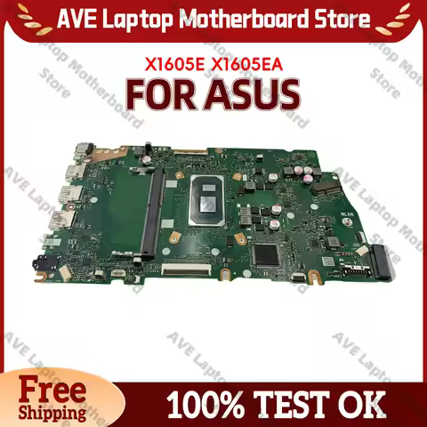 X1605EA Laptop Motherboard For ASUS VivoBook X1605EA X1605E Notebook Mainboard With 11th Gen I3 i5 i