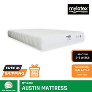 MyLatex AUSTIN (10 inch), 100% Natural Latex Orthopaedic Mattress, Available Sizes (King, Queen, Super Single, Single)