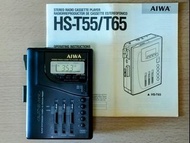 AIWA HS-T55 walkman radio cassette player  隨身收音卡式機 .... !!