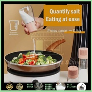 0.5g Metering Salt Shaker Push Type Salt Dispenser Spice Pepper Salt Seasoning Bottle