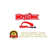 Hotlink Share Topup / Top-Up Reload (RM1-RM5) *GUARANTEE LOWEST PRICE*