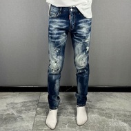 Denim Trousers Jeans Denim Trousers Men Ripped Jeans Slim-fit Jeans D2 Jeans Men DSQ2 Slim-fit New F