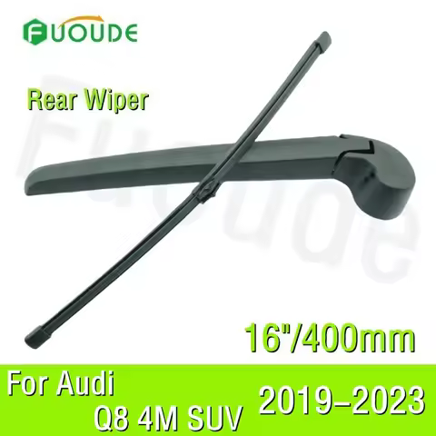 Rear Wiper Blade For Audi Q8 4M SUV 16"/400mm Car Windshield Windscreen Rubber 2019 2020 2021 2022 2