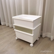 Storage Storage Box Wheel Box Storage Box with Plastic Toy Storage Stacking Storage Box PCT9