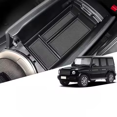 For Mercedes Benz G-Class G500 G350 G63 Central control armrest box compartment storage box modified