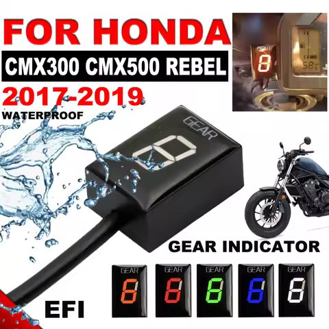 For Honda CMX300 Rebel CMX500 2017 CM300 CM500 Rebel Motorcycle Accessories LCD 6 Speed 1-6 Level Ge