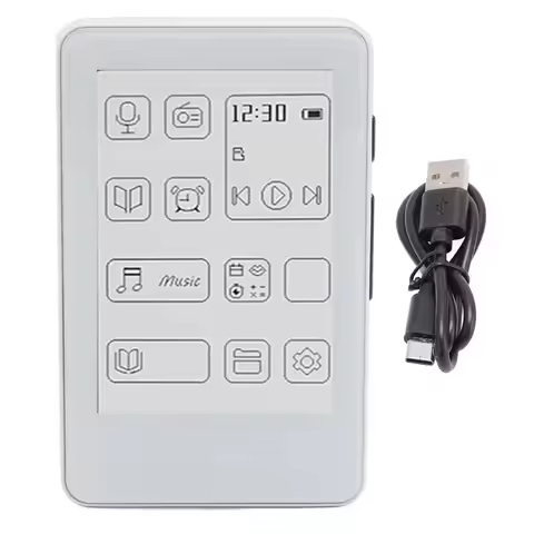 Portable Ink Screen MP3 Music Player 5.0 MP3 Music Player Electronic Book Function Eye Caring 2.7in 