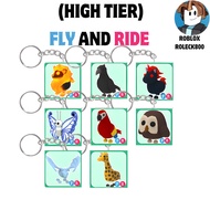 Adopt Me Pets HIGH TIERS Characters Decorative Printed in Keychain