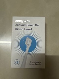 全新ZenyumSonic Go Brush Head - 3 Heads 音波震動牙刷刷頭