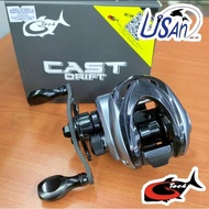 GTECH CAST DRIFT BC REEL / G-TECH BAITCASTING REEL MESIN PANCING