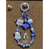 ~Gloria丽璇手作~(现货)手工编织树脂钥匙扣,包包、手机挂件礼物。 100%Handmade #keychain #bagcharm