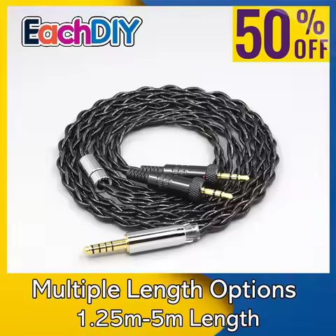 99% Pure Silver Palladium Graphene Floating Gold Cable For Sony MDR-Z1R MDR-Z7 MDR-Z7M2 With Screw T
