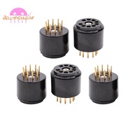 9Pin Vacuum Tube Socket Testing Saver for 6DJ8 12AX7 ECC83 B339 CV492 6L13 12AU7 ECC82 B329 Hifi Tub