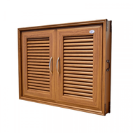 N2N_fashion WT บานซิงค์คู่ 85x65CM. WT-777 สีไม้สัก ปังสุด